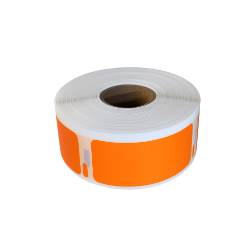 Dymo 11352 kompatible etiketter orange, 25 x 54mm, 500 etiketter