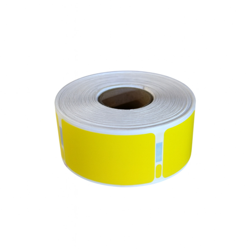 Dymo 11355 kompatible etiketter gul, 51 x 19mm, 500 etiketter