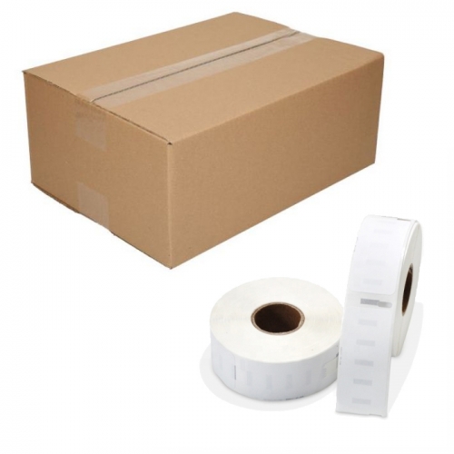 10 ruller Dymo 11352 kompatible etiketter, 25 x 54mm, 500 etiketter