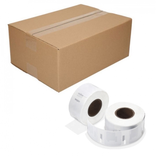 10 ruller Dymo 11353 kompatible etiketter, 13 x 25mm, 1000 etiketter