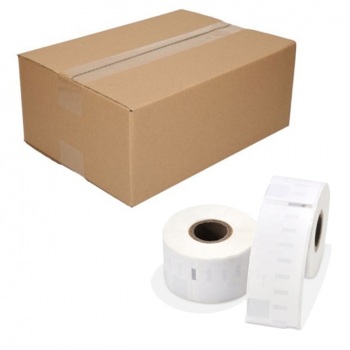 10 ruller Dymo 99012 kompatible etiketter, 36 x 89mm, 260 etiketter