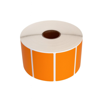 Thermische etiketter 57 x 32 orange