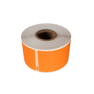 Dymo 99010 orange kompatible etiketter