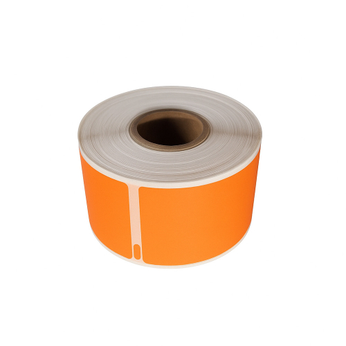 Dymo 99010 kompatible etiketter orange, 28 x 89mm, 260 etiketter