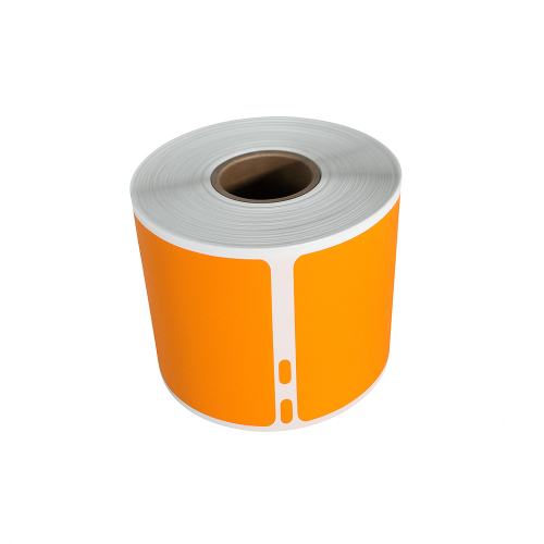Dymo 99014 kompatible etiketter orange, 101 x 54mm, 220 etiketter