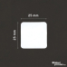 Dymo 30332 (S0929120) kompatible etiketter, 25 x 25mm, 750 etiketter