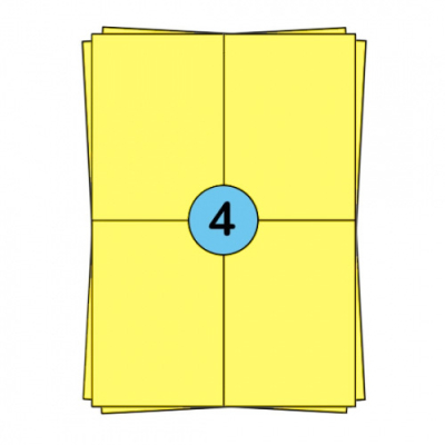 A4 etiketark