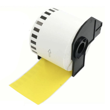 Brother DK-22205 kompatible etiketter gul