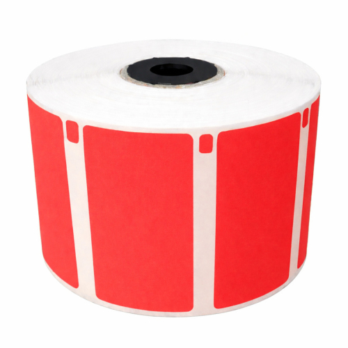 Epson kompatible etiketter, rød, 56 x 25mm, 1000 etiketter, aftagelig