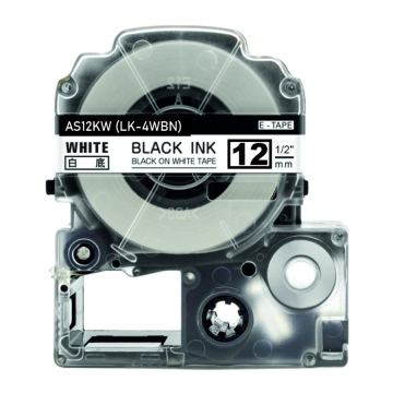 Epson LK-4WBN compatible lettertape
