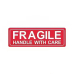 Advarselsetiketter Fragile handle with care - 120 stk.