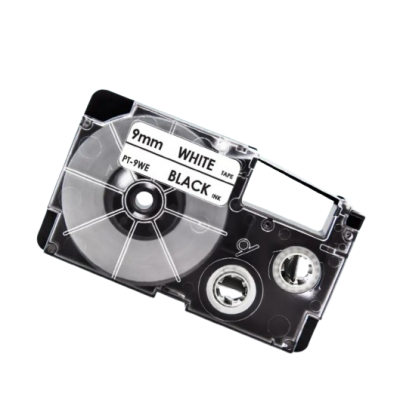 Casio XR-9WE kompatibel labeltape