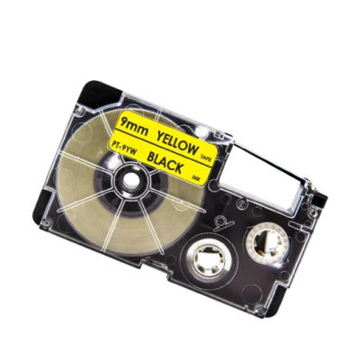 Casio XR-9YW kompatibel labeltape